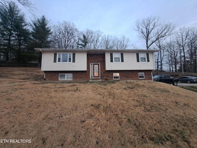 view of split foyer home