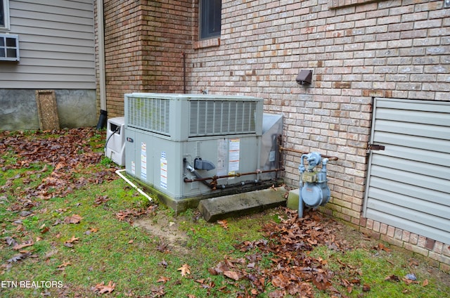 exterior details featuring central AC unit