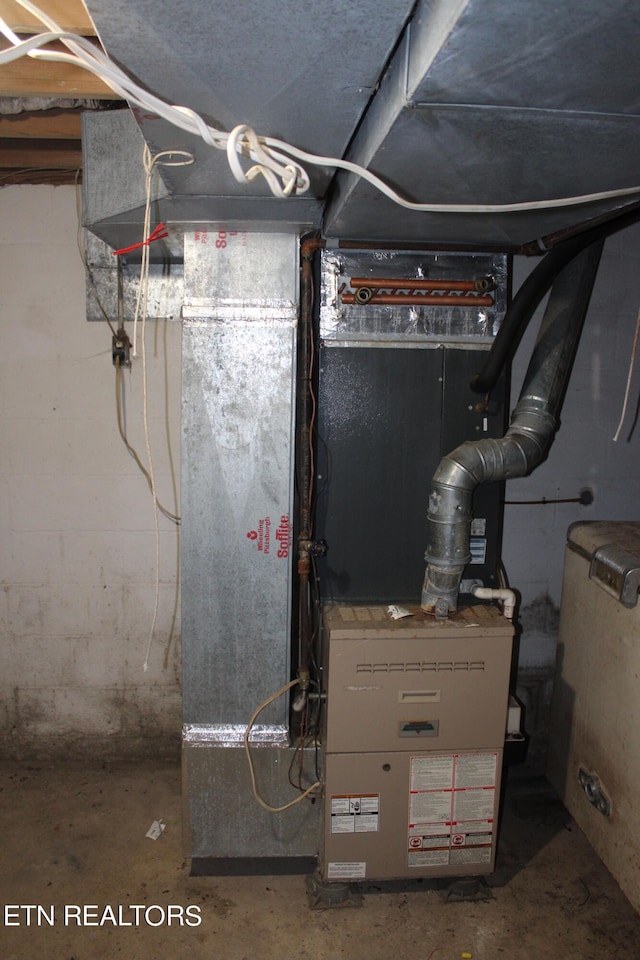 view of utility room