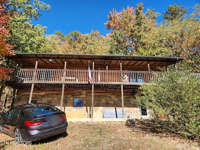 view of rear view of house