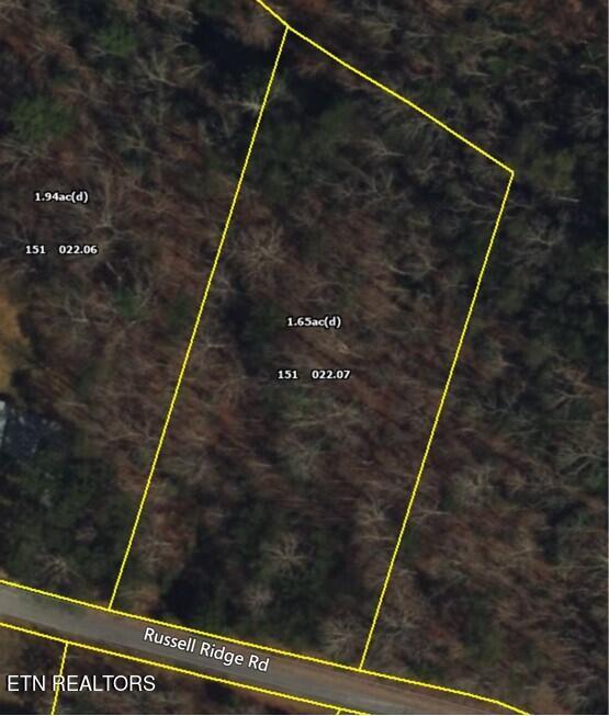 1707 Russell Ridge Rd, Crossville TN, 38555 land for sale