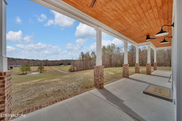 view of patio