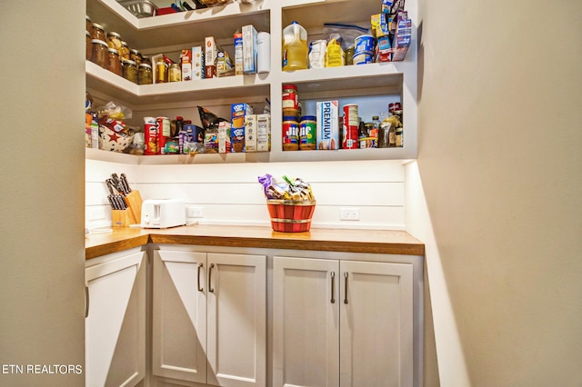 view of pantry