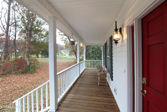 view of deck