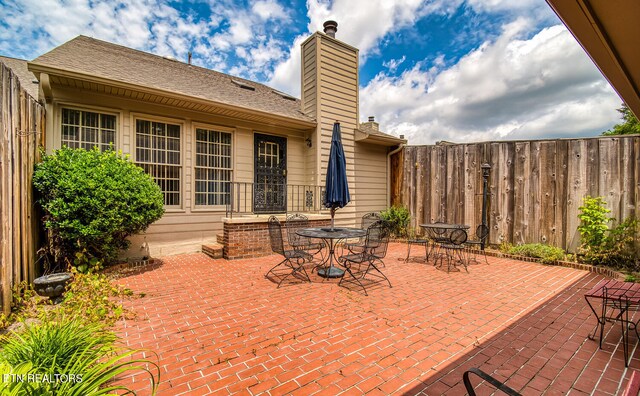 view of patio