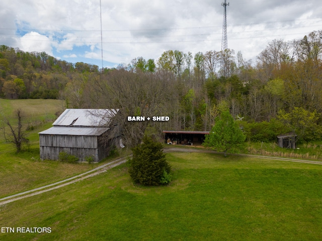 view of drone / aerial view