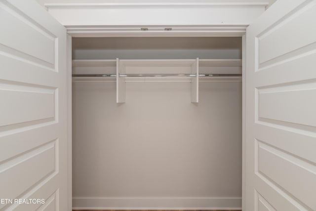 view of closet