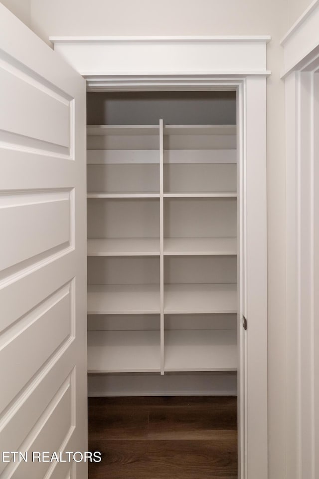 view of closet