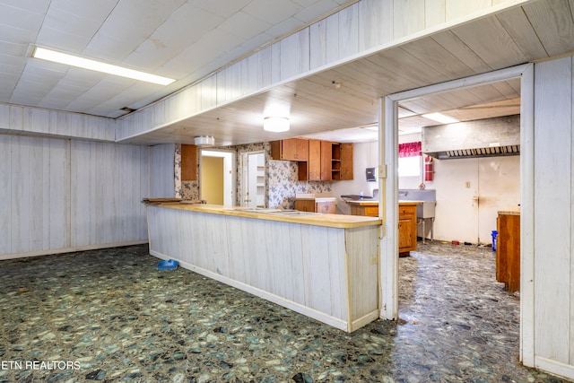 kitchen with tile floors