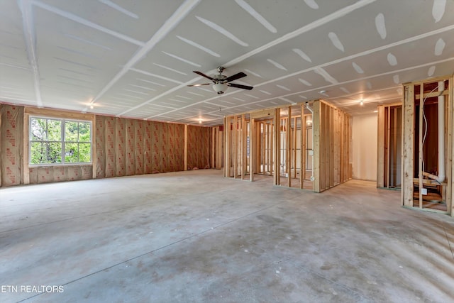 miscellaneous room featuring concrete flooring