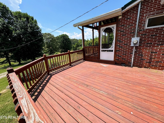 view of deck