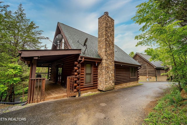 view of cabin