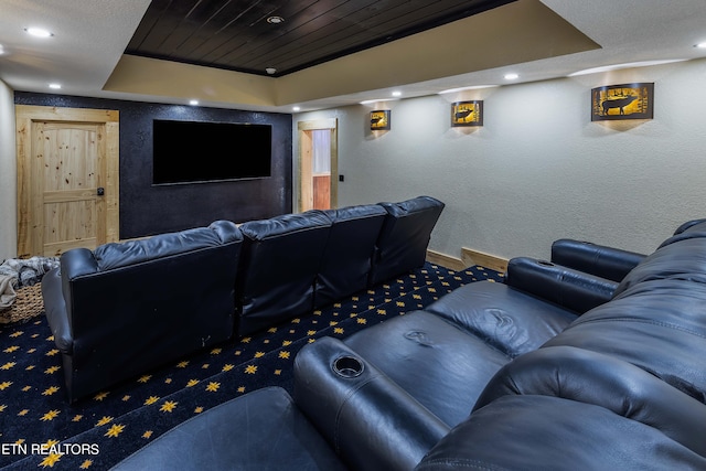 cinema with a tray ceiling