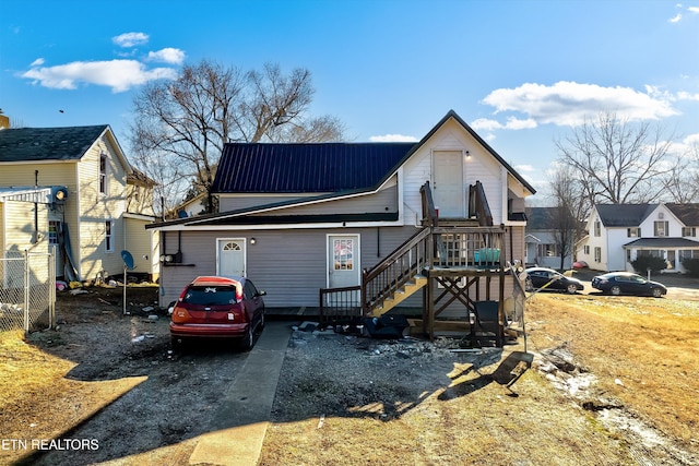 view of front of home