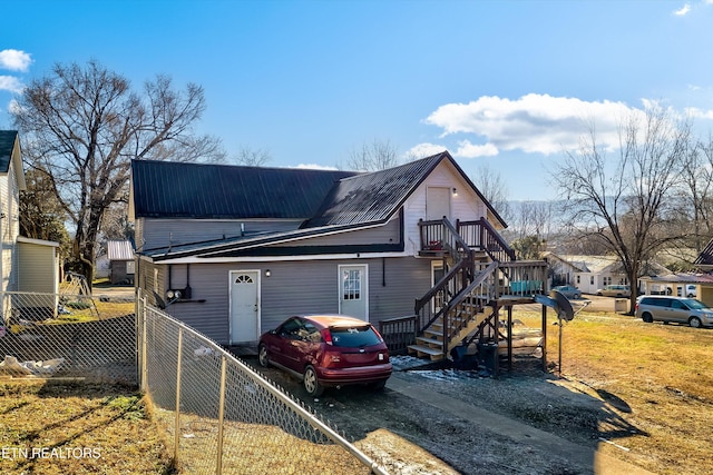 view of rear view of house