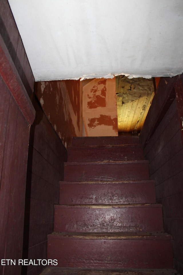 view of stairs