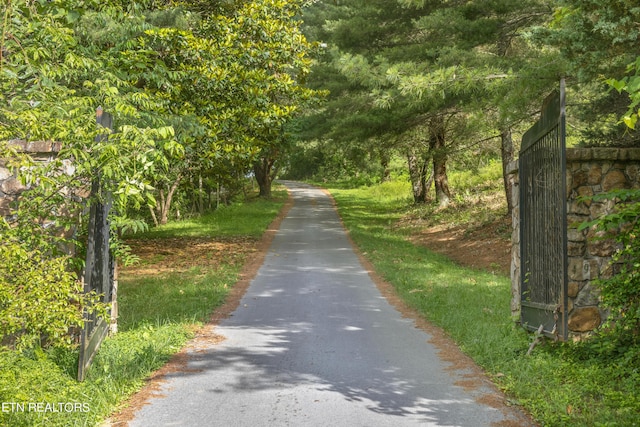 view of road