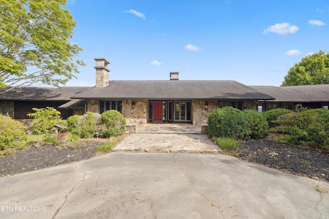 view of ranch-style home