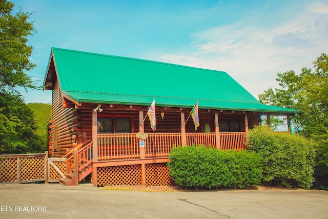 view of cabin
