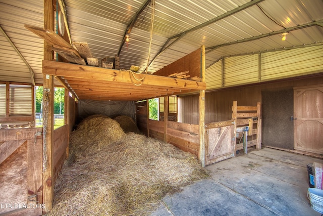 view of stable