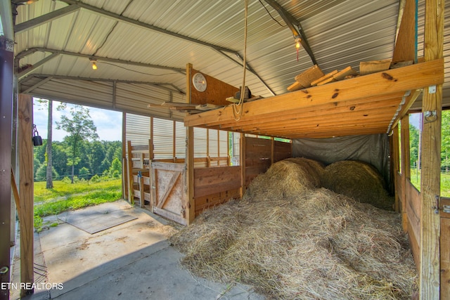 view of stable