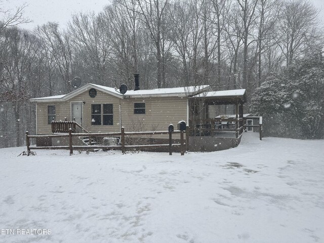 321 Pawnee Ln, Decatur, TN 37322 - snow covered property featuring fence