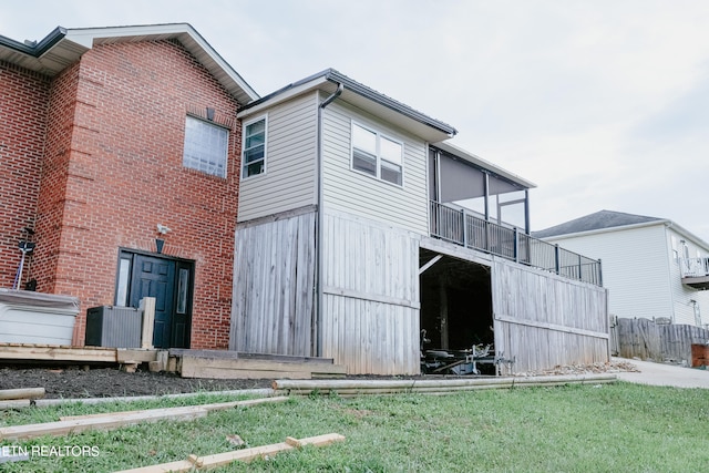 view of rear view of house