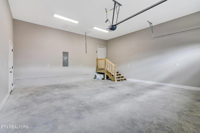 13 Norwich Ter, Fairfield Glade, TN 38558 - garage with electric panel and a garage door opener