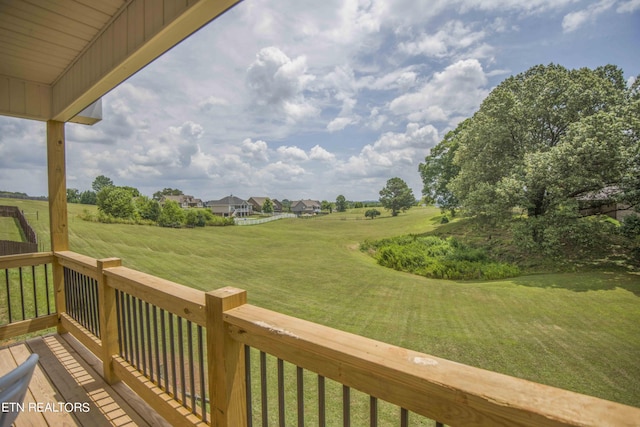 116 Duseth Dr, Sweetwater, TN 37874 - wooden terrace featuring a yard