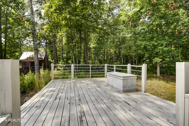 view of deck