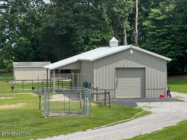 view of stable