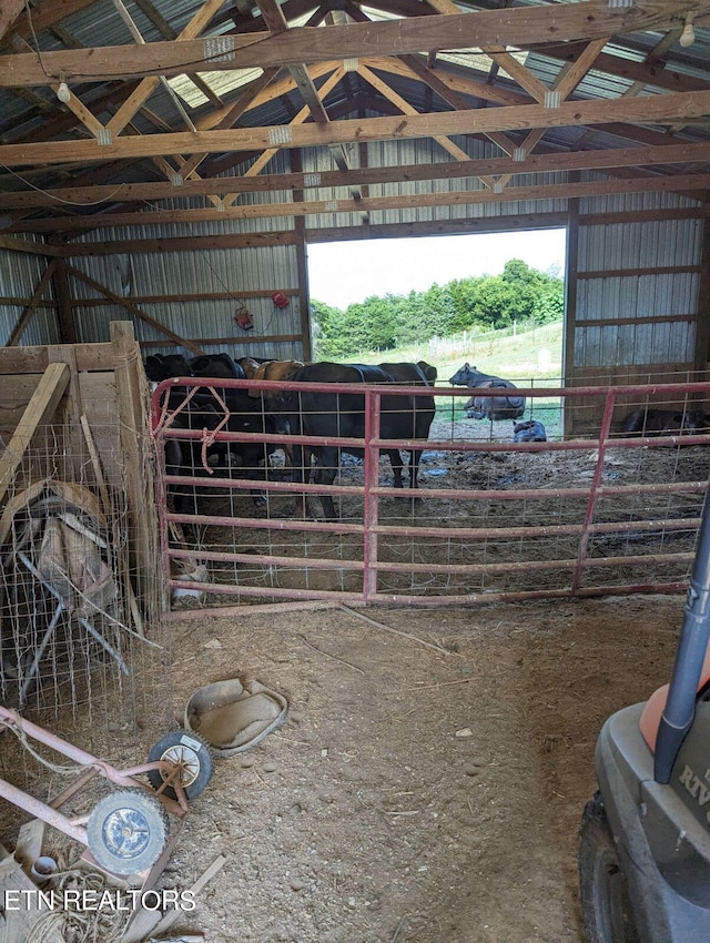 view of stable