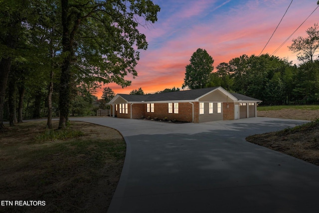 view of ranch-style home