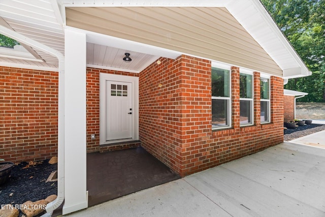 view of entrance to property