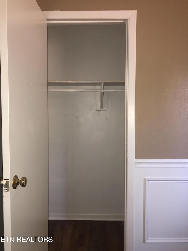 view of closet