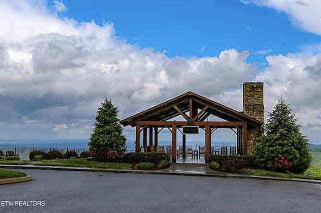 view of home's community featuring a gazebo