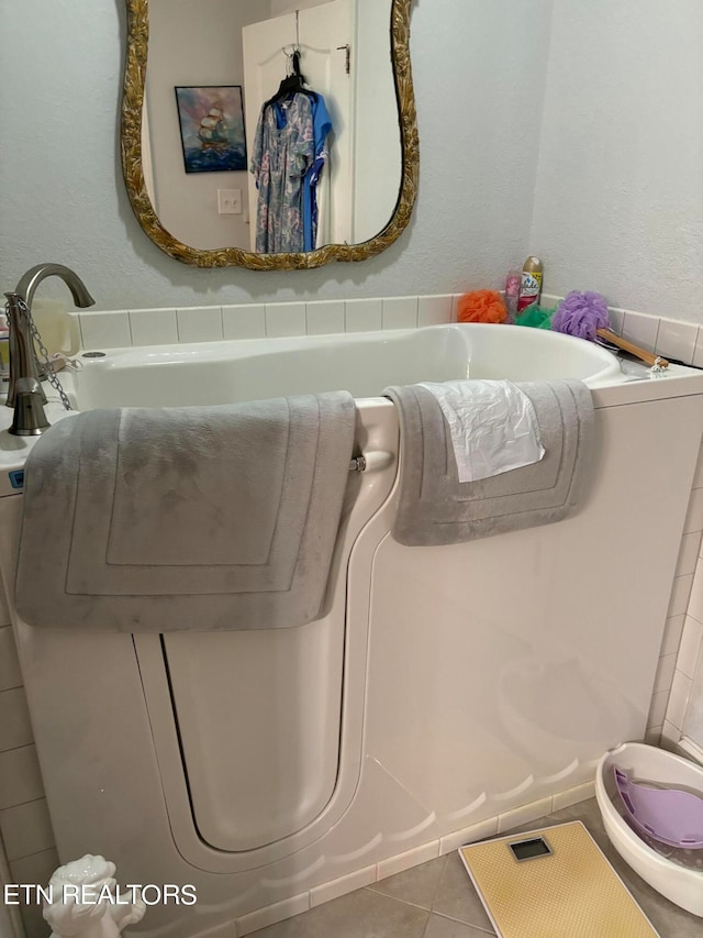 bathroom featuring tile patterned floors