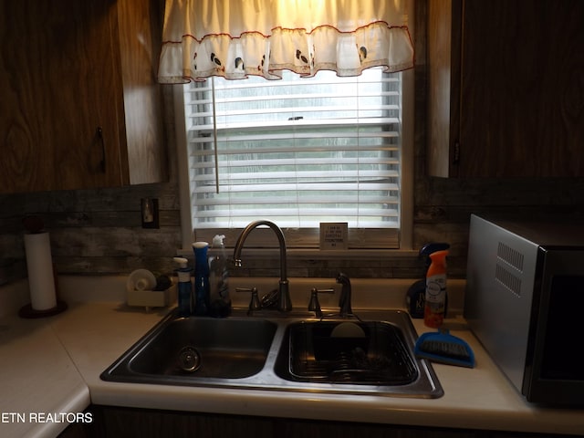 kitchen featuring sink