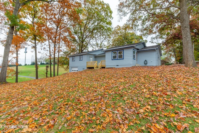 view of rear view of house