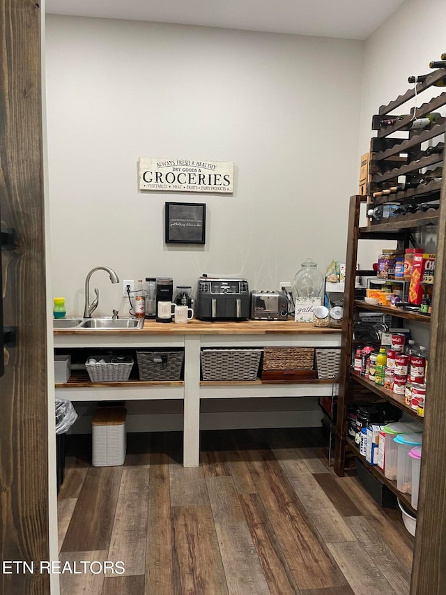 pantry featuring sink