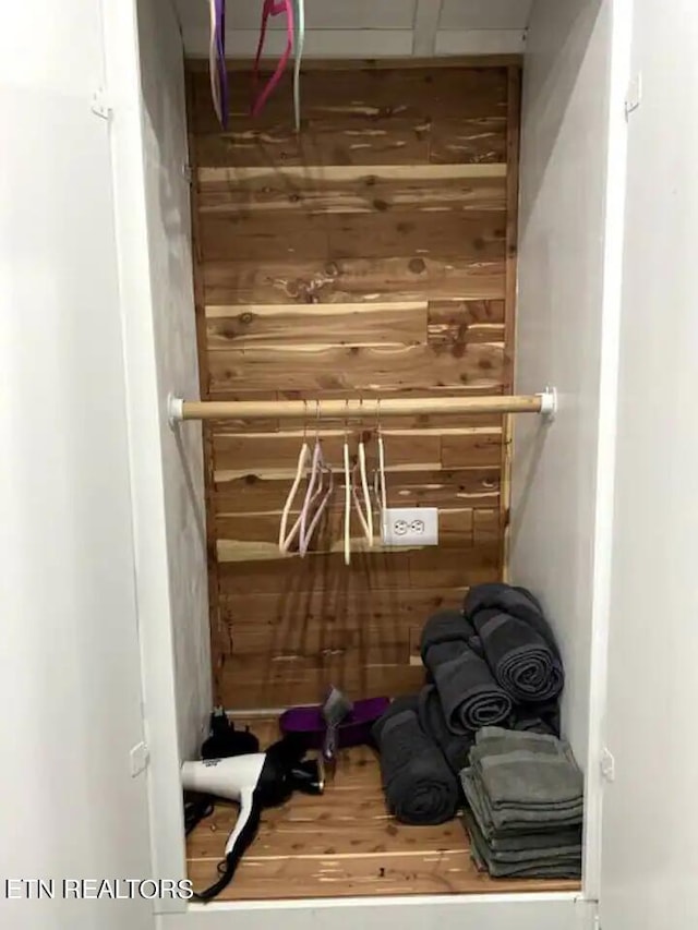 view of closet