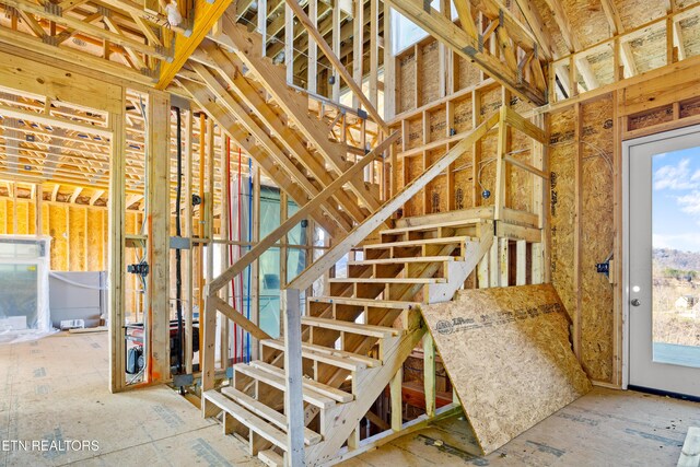 view of stairs