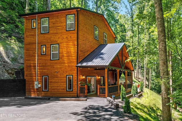 view of rear view of property