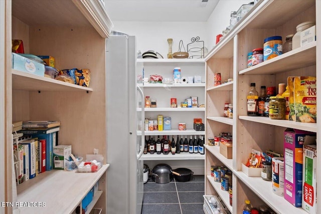 view of pantry