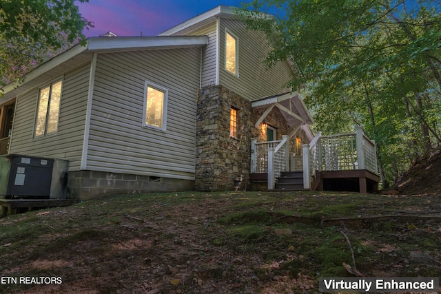 view of front of home