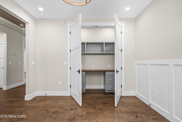 view of closet