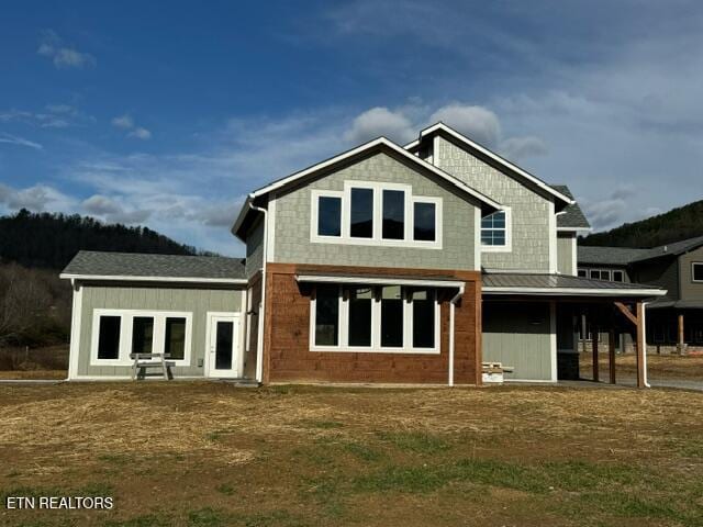 view of back of property