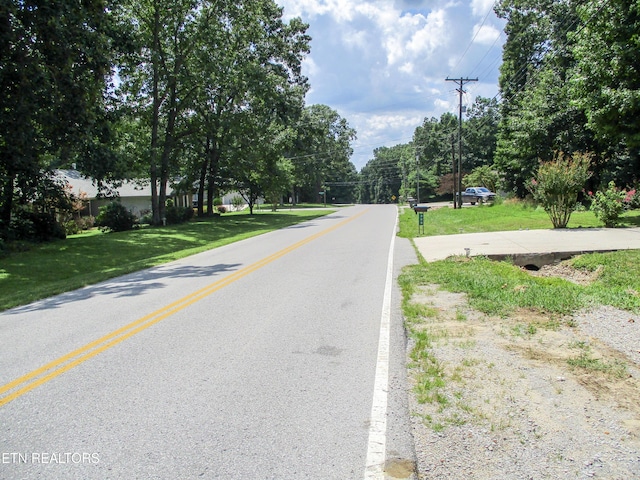 view of road