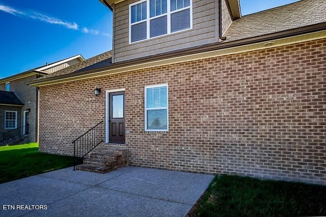 rear view of house with a patio area