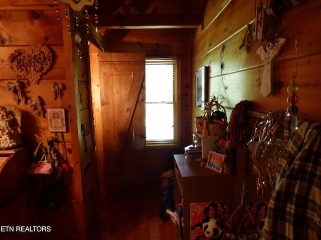 interior space featuring hardwood / wood-style floors